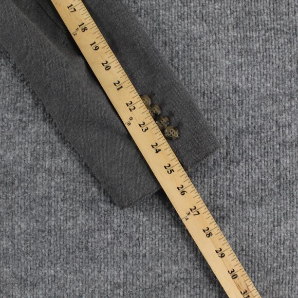 Eleventy Blazer Mens XL 52 IT Slim Fit Jersey Sport Coat Gray Knit Unstructured - Picture 14 of 14